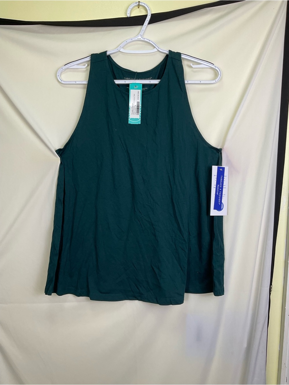 Threads 4 Thought Shaye Keyhole Reactive Tank - Dark Green